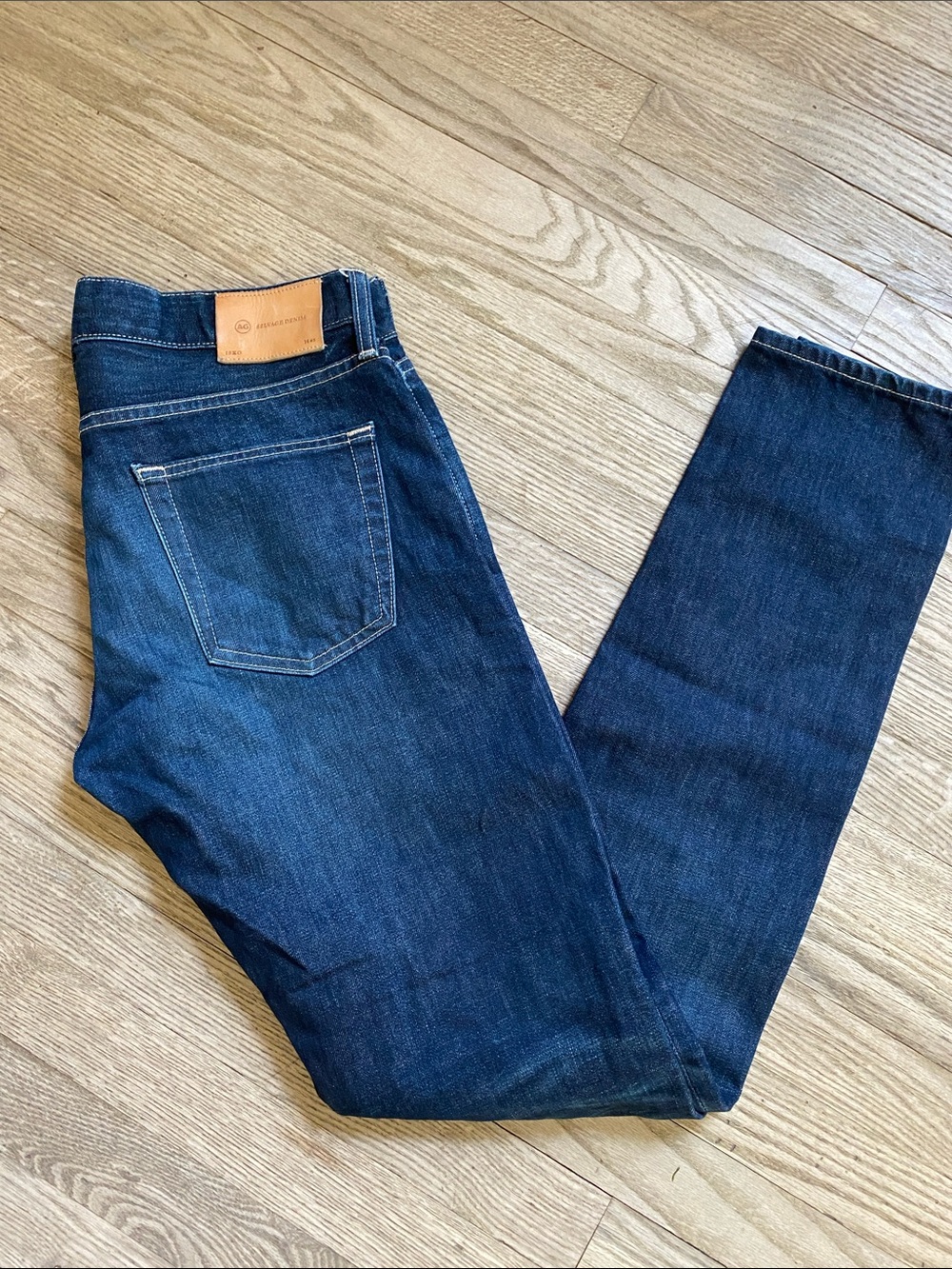 AG ISKO Selvage Selvedge DylanDenim 14oz Slim Straight Men's Jeans